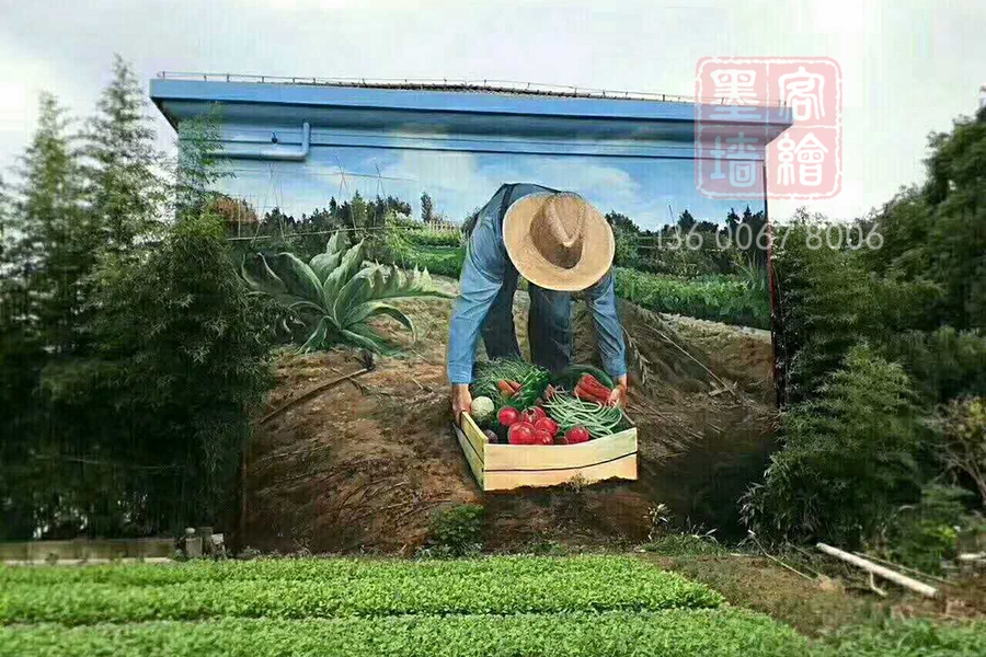 MK_QH77_3D墻繪