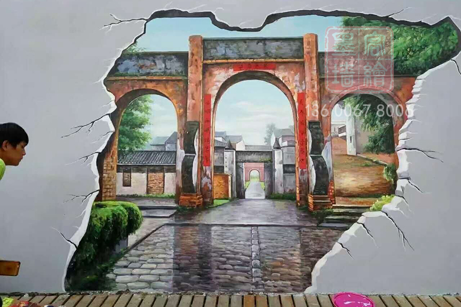 MK_QH83_3D墻繪
